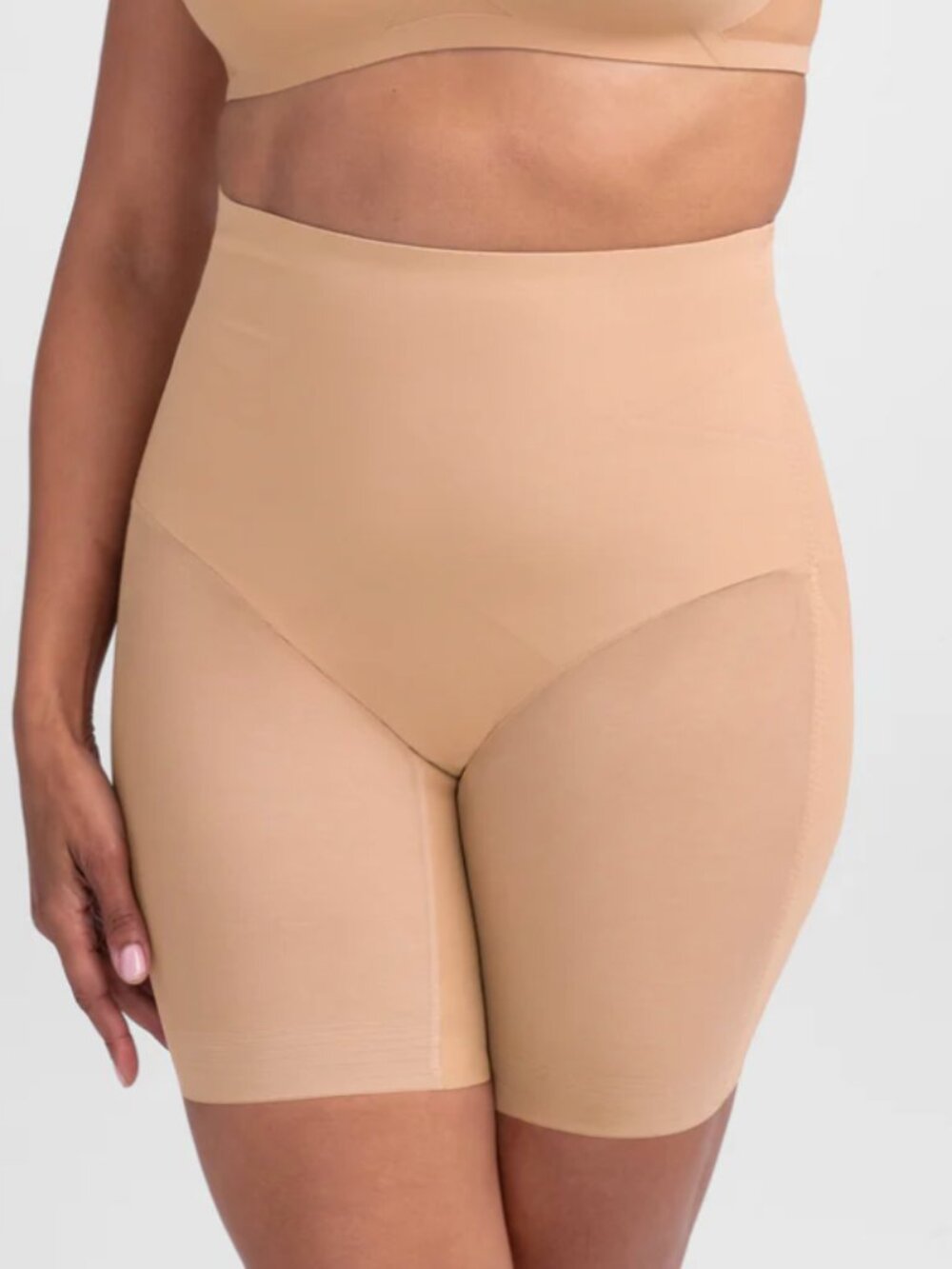 HoneyLove Mid Waist Short Shapewear Shorts MEDIUM SAND